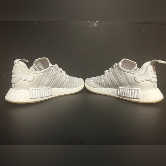 Adidas Originals Men's NMD_R1 D96635 White White Gum Running Shoes - Size 9 - Picture 7 of 10